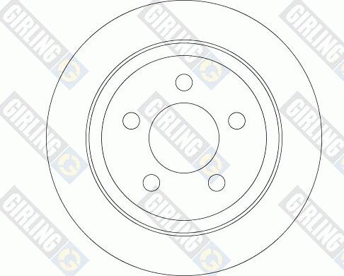 Girling 6063864 - Тормозной диск autodnr.net