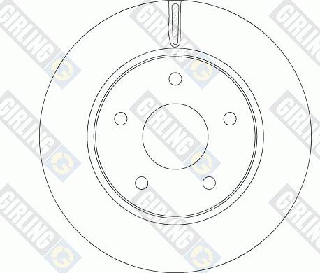 Girling 6064151 - Тормозной диск autodnr.net