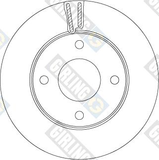 Girling 6064171 - Гальмівний диск autocars.com.ua