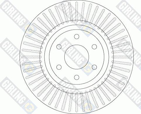 Girling 6064251 - Тормозной диск avtokuzovplus.com.ua