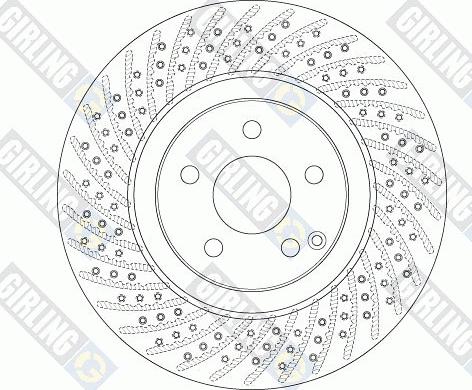 Girling 6064335 - Тормозной диск avtokuzovplus.com.ua