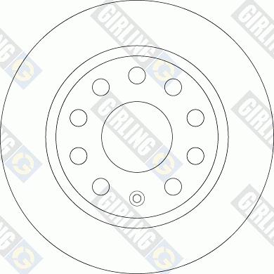 Girling 6064444 - Гальмівний диск autocars.com.ua