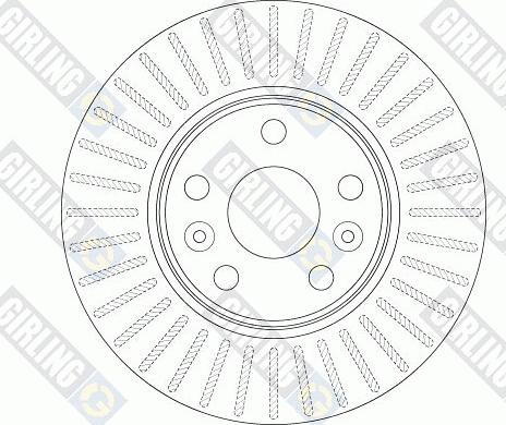 Girling 6064481 - Тормозной диск avtokuzovplus.com.ua