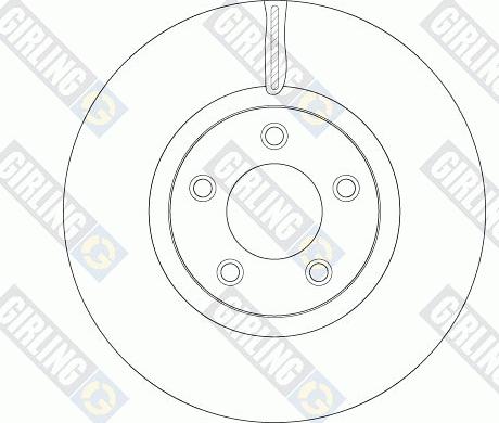 Girling 6064905 - Гальмівний диск autocars.com.ua