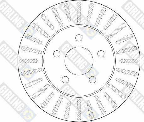 Girling 6064911 - Гальмівний диск autocars.com.ua