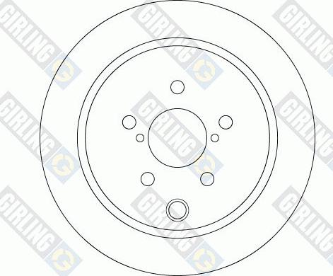 Girling 6065034 - Тормозной диск avtokuzovplus.com.ua