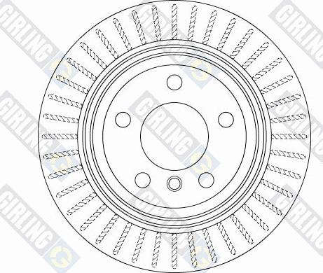 Girling 6065135 - Тормозной диск avtokuzovplus.com.ua