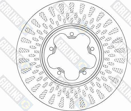 Girling 6065145 - Тормозной диск avtokuzovplus.com.ua