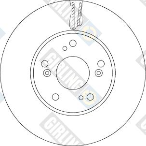 Girling 6065271 - Гальмівний диск autocars.com.ua