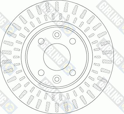 Girling 6065341 - Гальмівний диск autocars.com.ua