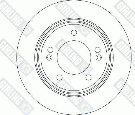 Girling 6066274 - Гальмівний диск autocars.com.ua