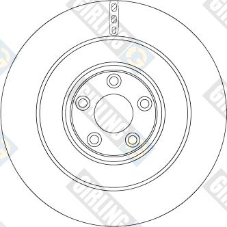 Comline AND6950 - Гальмівний диск autocars.com.ua