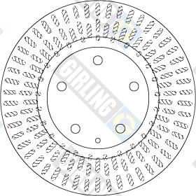 Girling 6066702 - Тормозной диск avtokuzovplus.com.ua