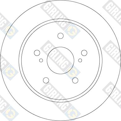 Girling 6066854 - Тормозной диск avtokuzovplus.com.ua