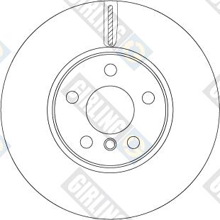 Girling 6067475 - Гальмівний диск autocars.com.ua