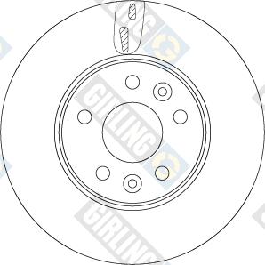 Girling 6067515 - Гальмівний диск autocars.com.ua