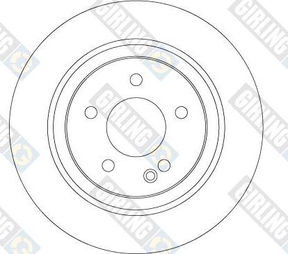 Girling 6067885 - Гальмівний диск autocars.com.ua