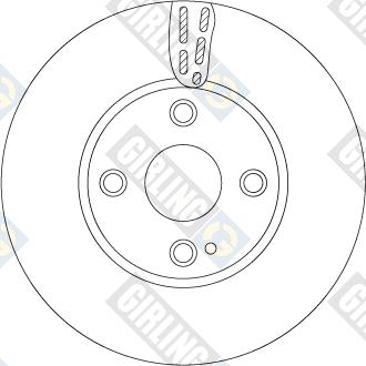 Girling 6067931 - Гальмівний диск autocars.com.ua