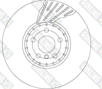 Girling 6068905 - Гальмівний диск autocars.com.ua