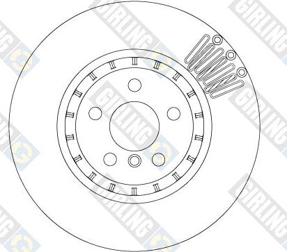 Girling 6068925 - Гальмівний диск autocars.com.ua