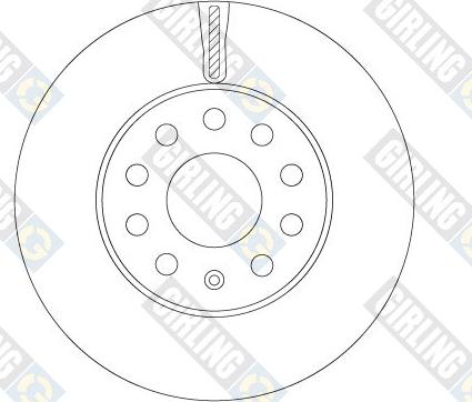 Girling 6069035 - Гальмівний диск autocars.com.ua