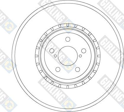 Girling 6069235 - Гальмівний диск autocars.com.ua