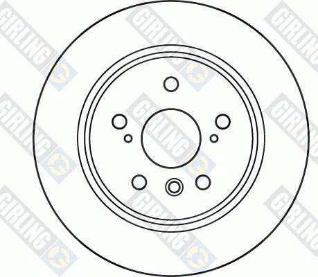 Girling 6072094 - Гальмівний диск autocars.com.ua