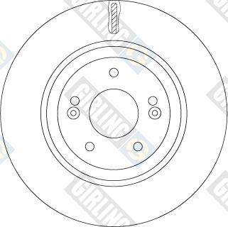 Girling 6075921 - Гальмівний диск autocars.com.ua