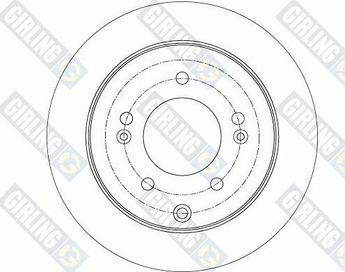 Girling 6078194 - Гальмівний диск autocars.com.ua