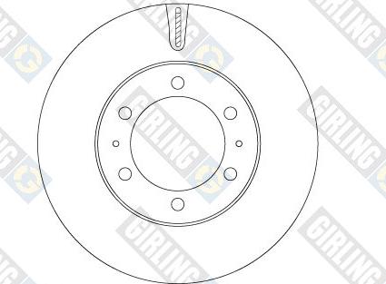 Girling 6078275 - Гальмівний диск autocars.com.ua