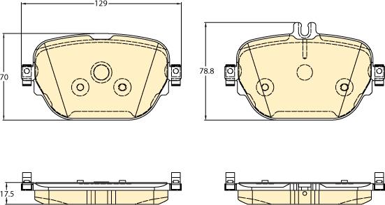 Girling 6121911 - Гальмівні колодки, дискові гальма autocars.com.ua