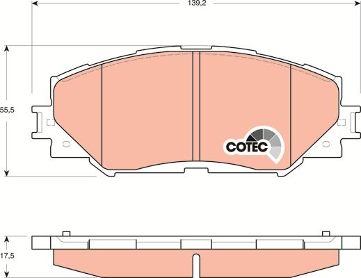 Girling 6134259-1 - Гальмівні колодки, дискові гальма autocars.com.ua