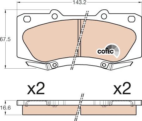 Girling 6135349-1 - Тормозные колодки, дисковые, комплект autodnr.net