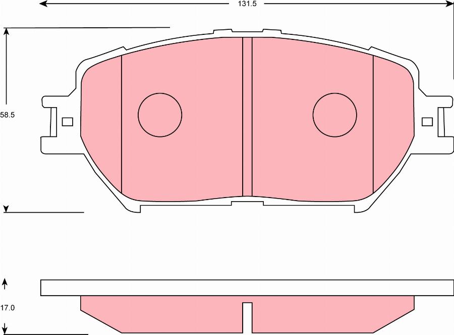 Girling 6172249-1 - Тормозные колодки, дисковые, комплект autodnr.net