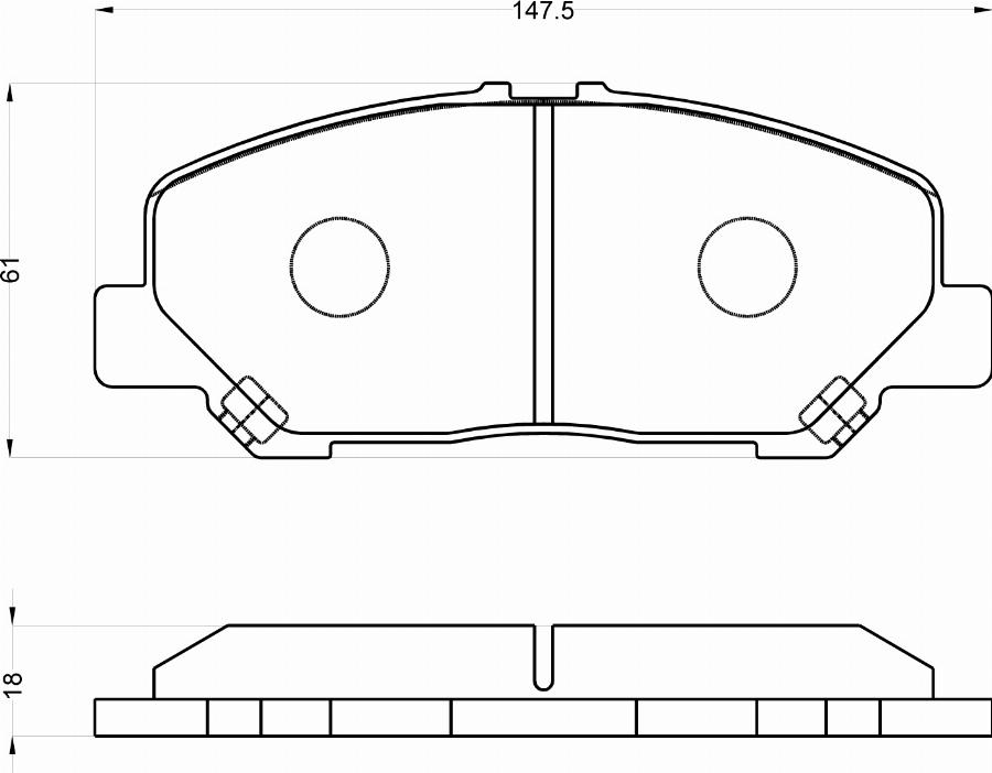 Girling 6177339-1 - Тормозные колодки, дисковые, комплект avtokuzovplus.com.ua