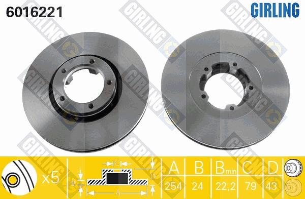 Girling 6410914 - Комплект гальм, дисковий гальмівний механізм autocars.com.ua