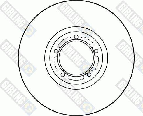 Girling 6411284 - Комплект гальм, дисковий гальмівний механізм autocars.com.ua