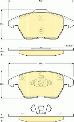 Girling 6411472 - Дисковый тормозной механизм, комплект avtokuzovplus.com.ua