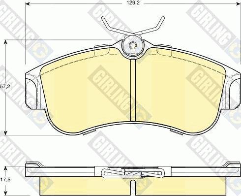 Girling 6411551 - Дисковый тормозной механизм, комплект avtokuzovplus.com.ua