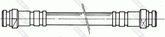 Girling 9001167 - Гальмівний шланг autocars.com.ua