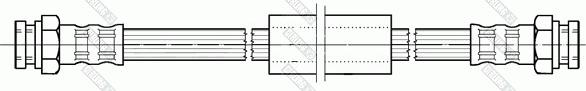 Girling 9001176 - Тормозной шланг autodnr.net