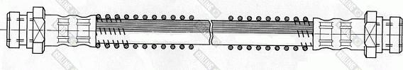 Girling 9001387 - Гальмівний шланг autocars.com.ua