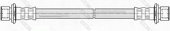 Girling 9001554 - Гальмівний шланг autocars.com.ua