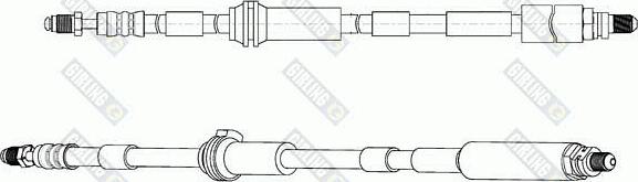 Girling 9001597 - Гальмівний шланг autocars.com.ua