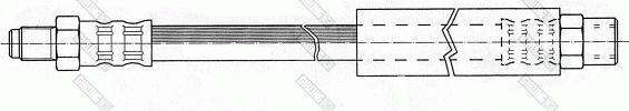 Girling 9002102 - Тормозной шланг autodnr.net