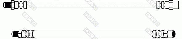Girling 9002125 - Тормозной шланг avtokuzovplus.com.ua