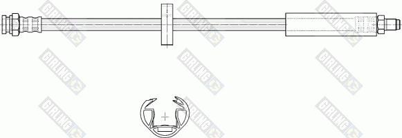 Girling 9002189 - Гальмівний шланг autocars.com.ua