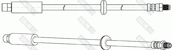 Girling 9002213 - Гальмівний шланг autocars.com.ua