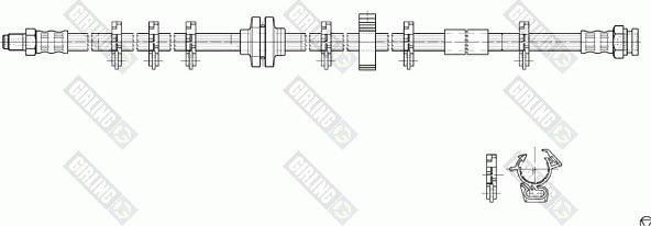 Girling 9002268 - Гальмівний шланг autocars.com.ua