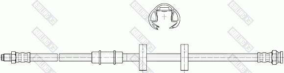 Girling 9002327 - Гальмівний шланг autocars.com.ua